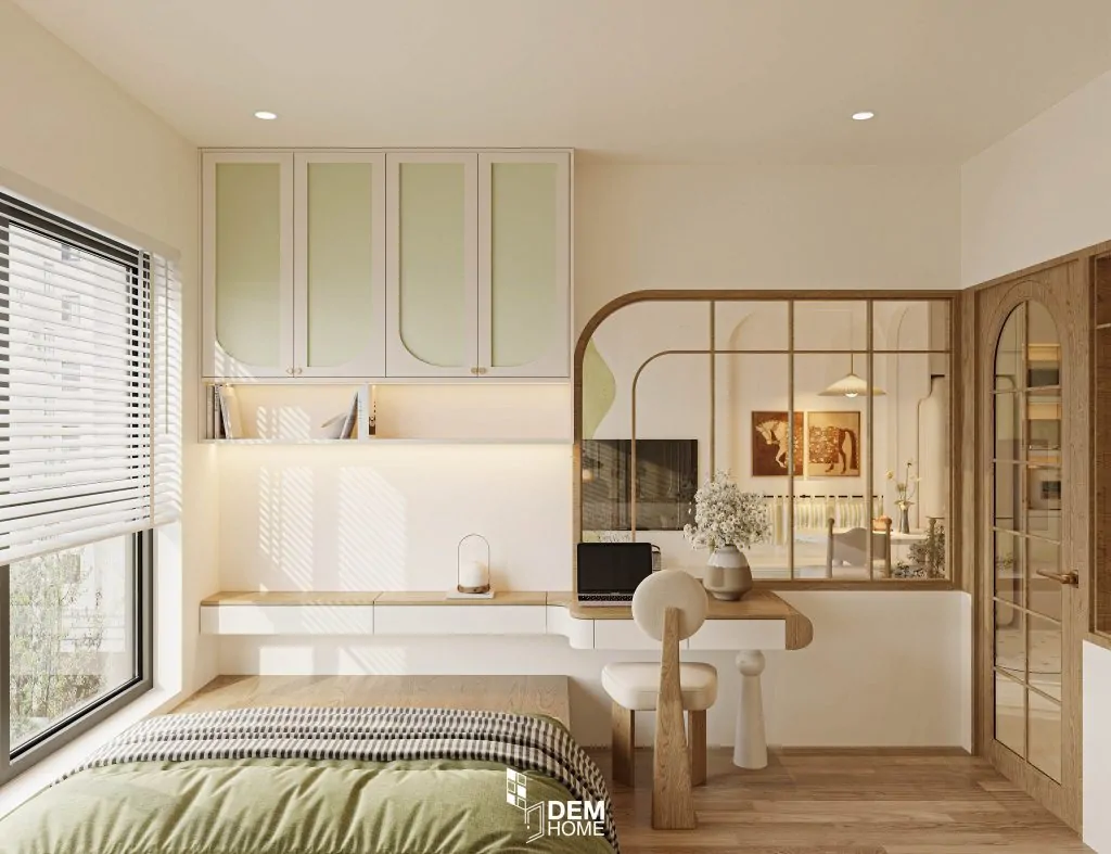 Thiết kế căn hộ Vinhomes Grand Park 47m2 phòng ngủ