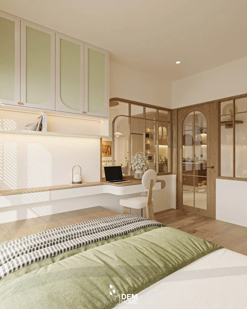 Thiết kế căn hộ Vinhomes Grand Park 47m2 phòng ngủ