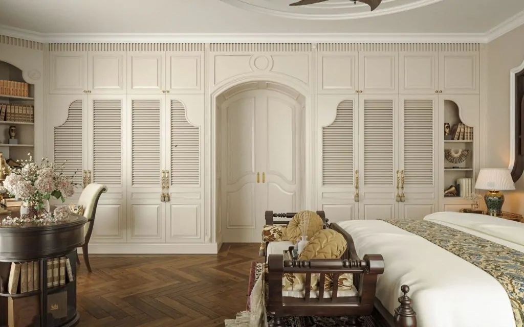 Bố cục nội thất Indochine được sắp đặt hợp lý