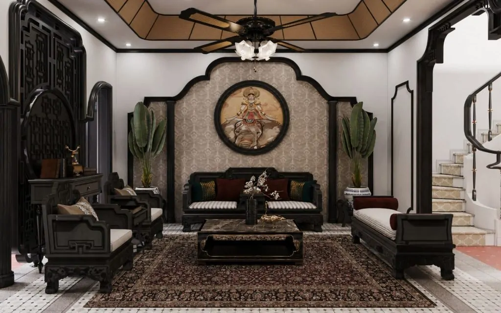Mẫu nhà phố phong cách Indochine