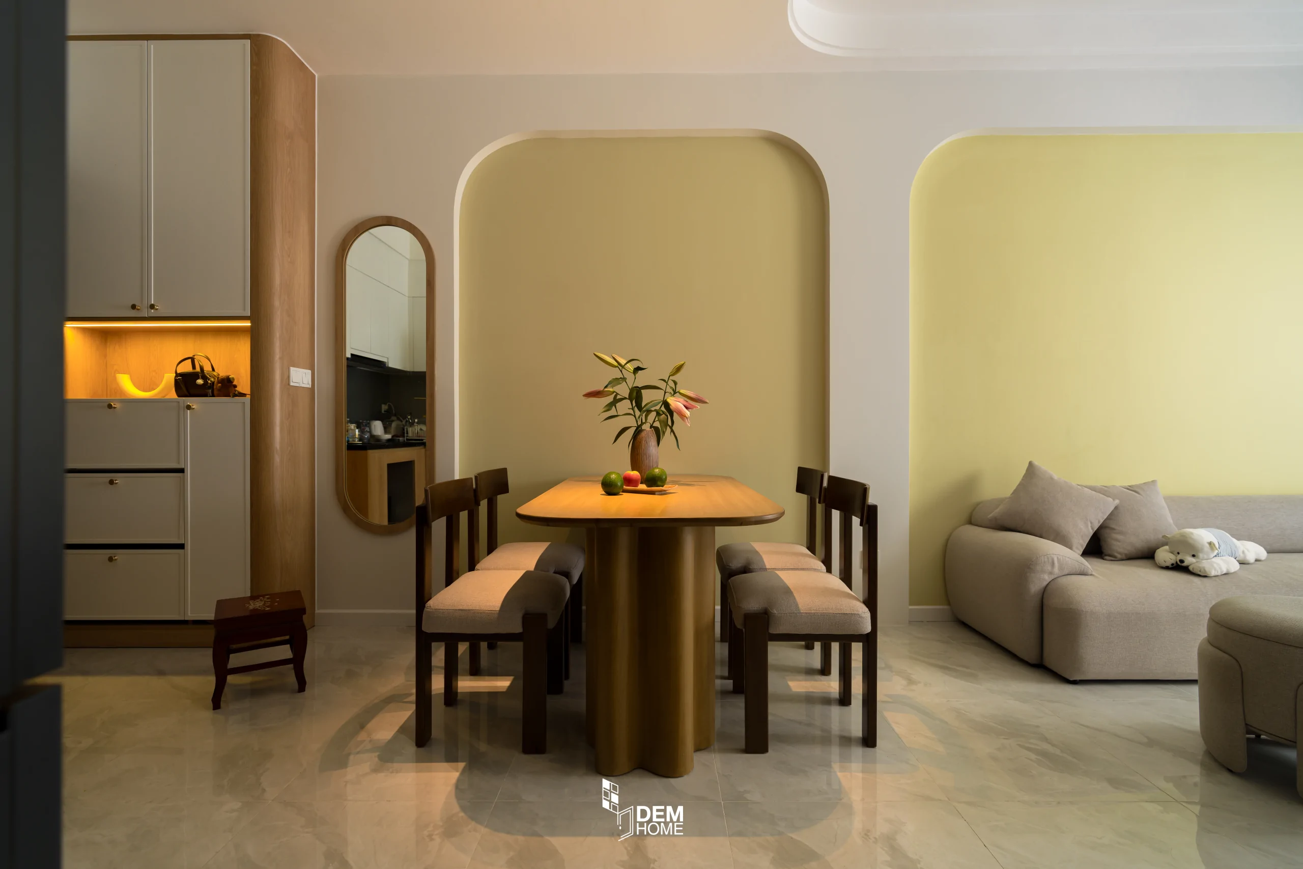 Thi công căn hộ The Privia Khang Điền 65m2