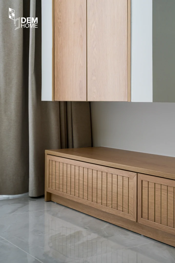 Thi công căn hộ The Privia Khang Điền 65m2 hệ tủ lưu trữ