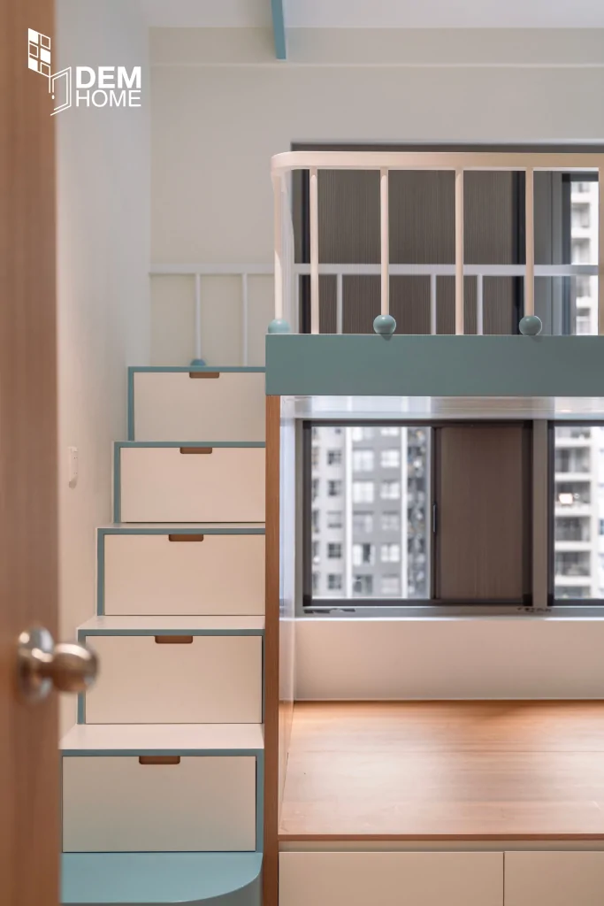 Thi công nội thất căn hộ Westgate 69m2 phòng ngủ cho bé