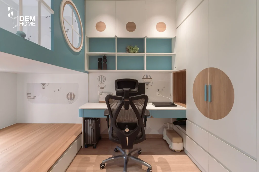 Thi công nội thất căn hộ Westgate 69m2 phòng ngủ cho bé