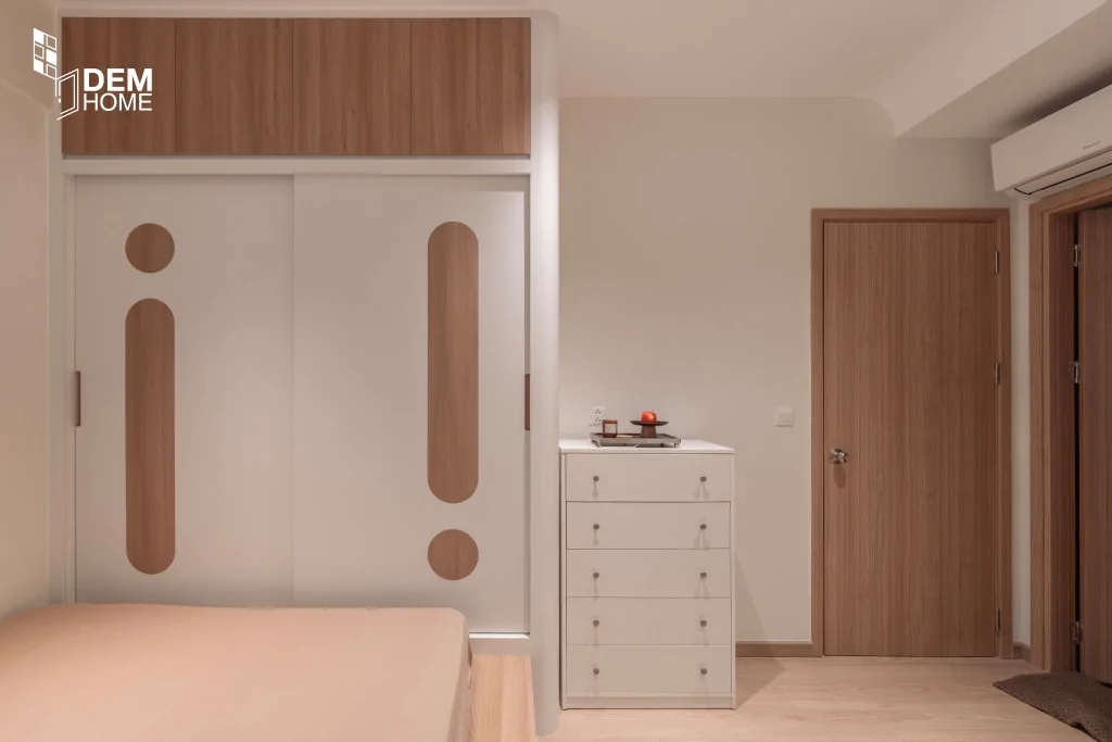 Thi công nội thất căn hộ Westgate 69m2 phòng ngủ master