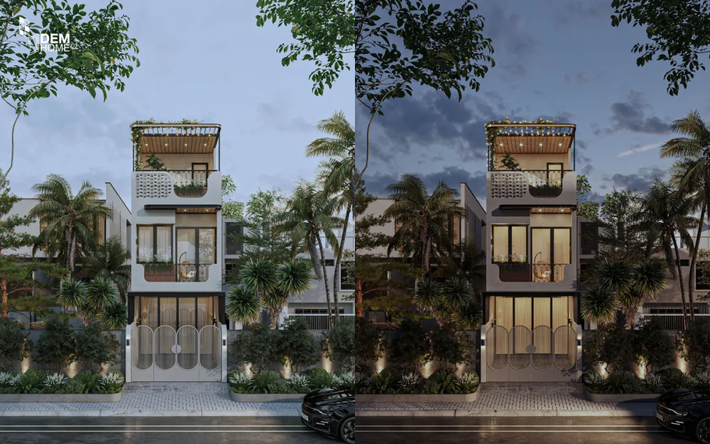 Kiến trúc và nội thất nhà phố 2 tầng 250m2