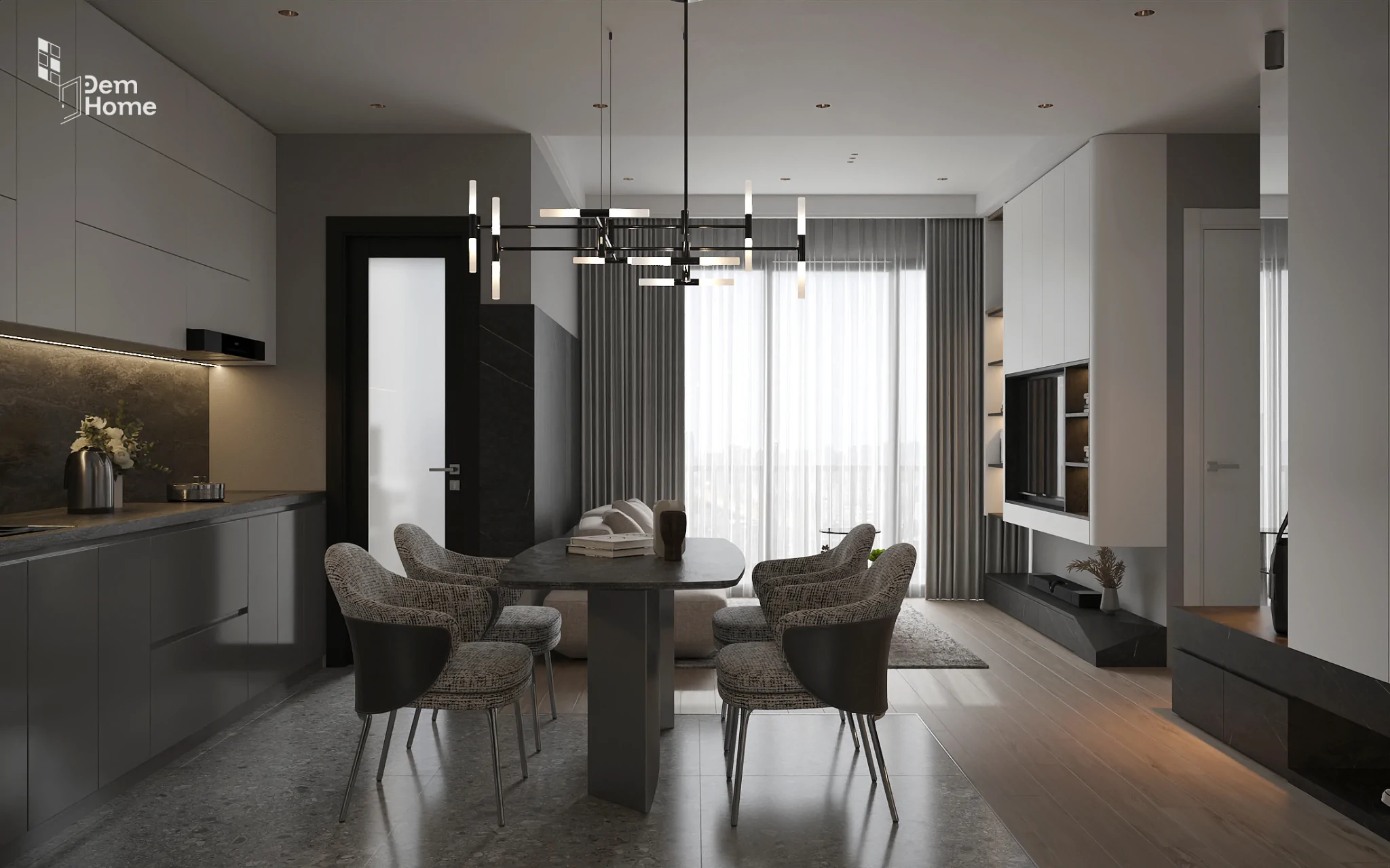 Nội thất căn hộ Celesta Rise 85m2