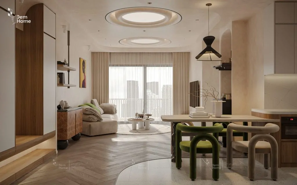 Nội thất Celesta Rise 3 phòng ngủ 105m2