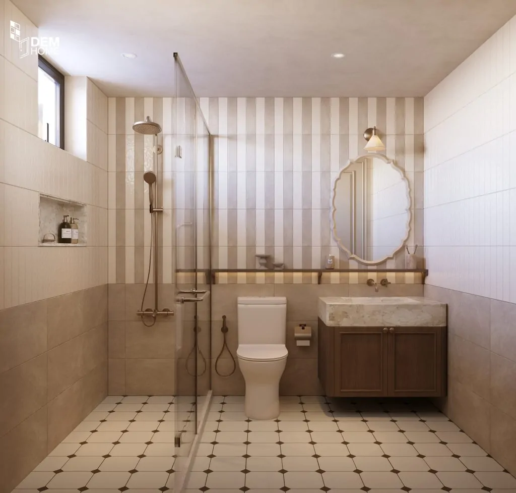 Thiết kế nhà vệ sinh master căn hộ celesta rise 105m2