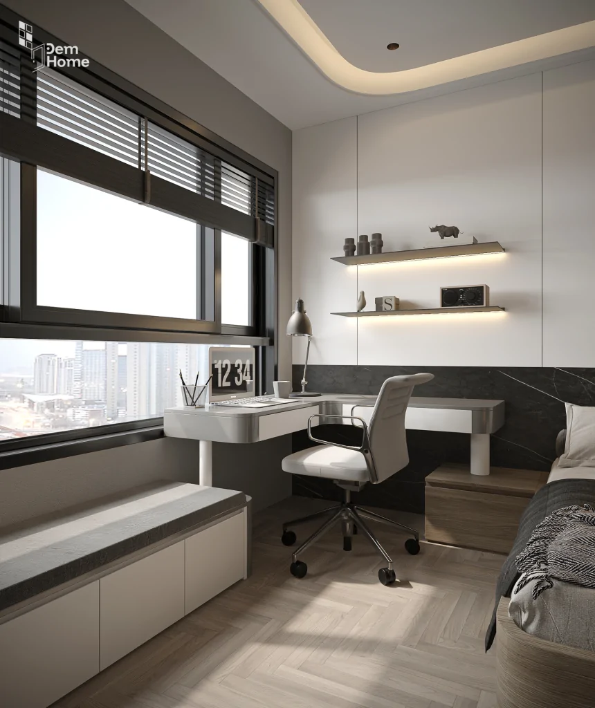 Thiết kế nội thất phòng ngủ căn hộ Celesta Rise 85m2