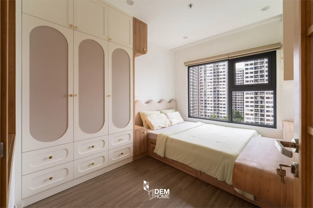 Nội thất phòng ngủ căn hộ Vinhome Grand Park 47m2