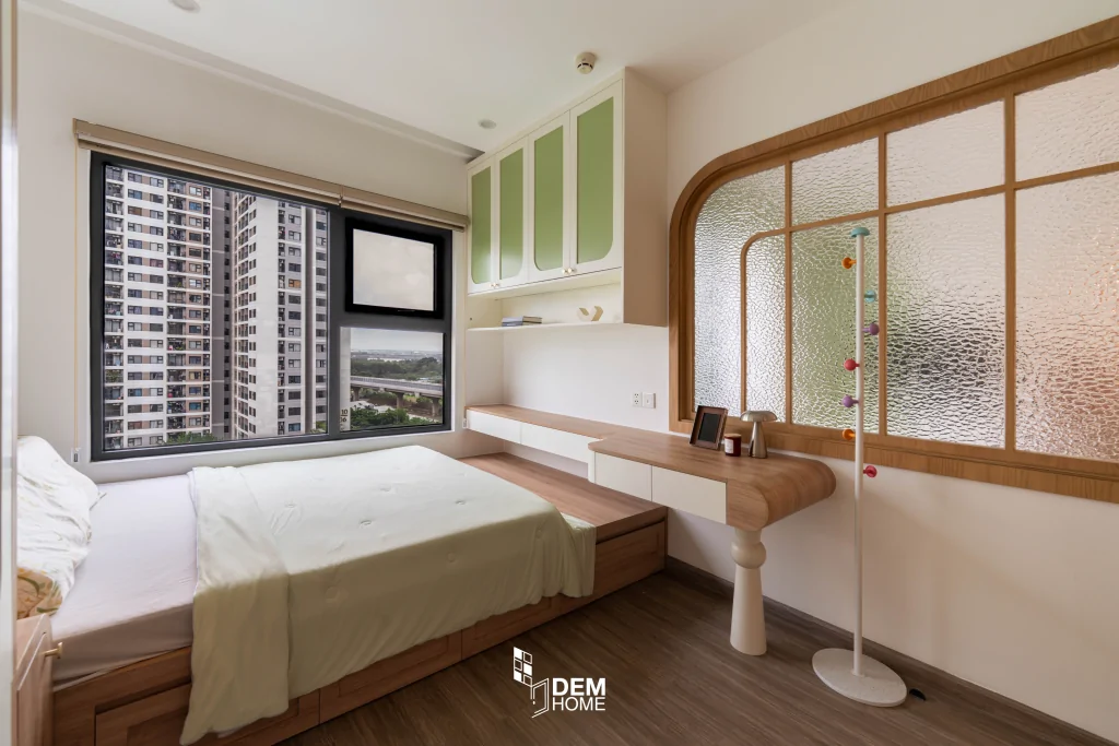 Nội thất phòng ngủ căn hộ Vinhome Grand Park 47m2