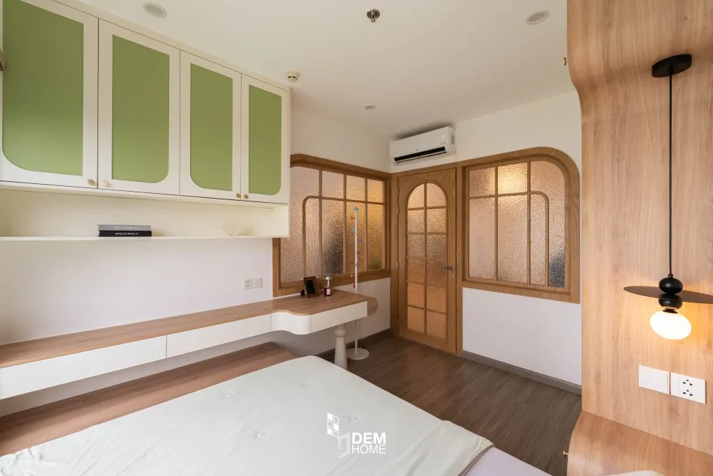 Nội thất phòng ngủ căn hộ Vinhome Grand Park 47m2