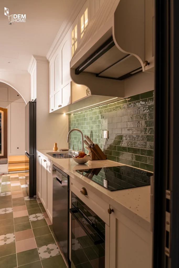 Thi công nội thất Celesta Rise 105m2 phòng bếp