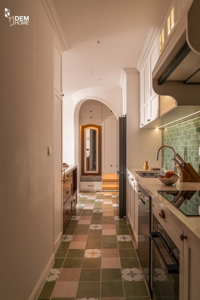 Thi công nội thất Celesta Rise 105m2 phòng bếp