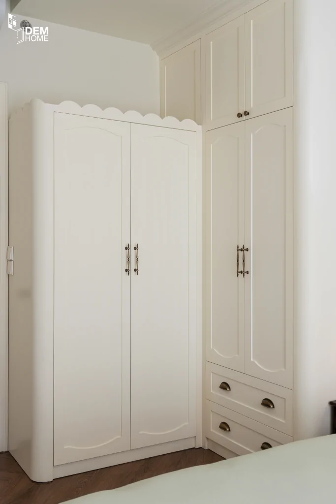 Thi công nội thất Celesta Rise 105m2 tủ quần áo phòng ngủ