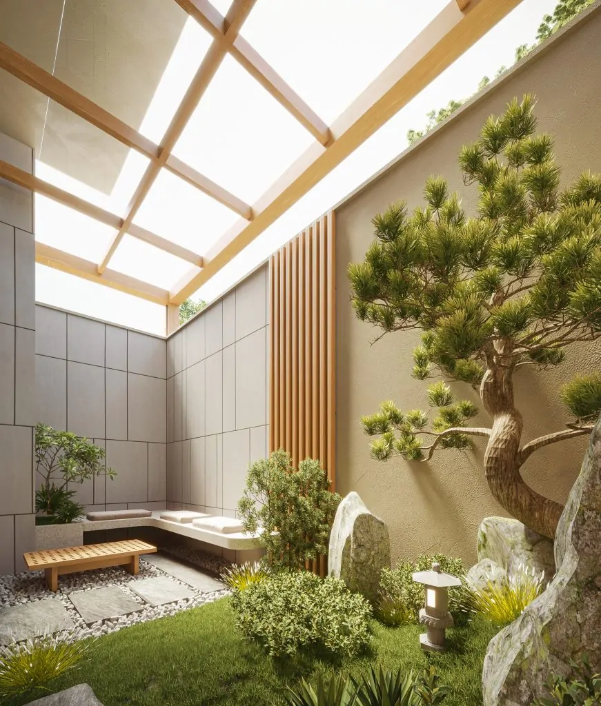 Thiết kế cảnh quan nhà phố 3 tầng 100m2