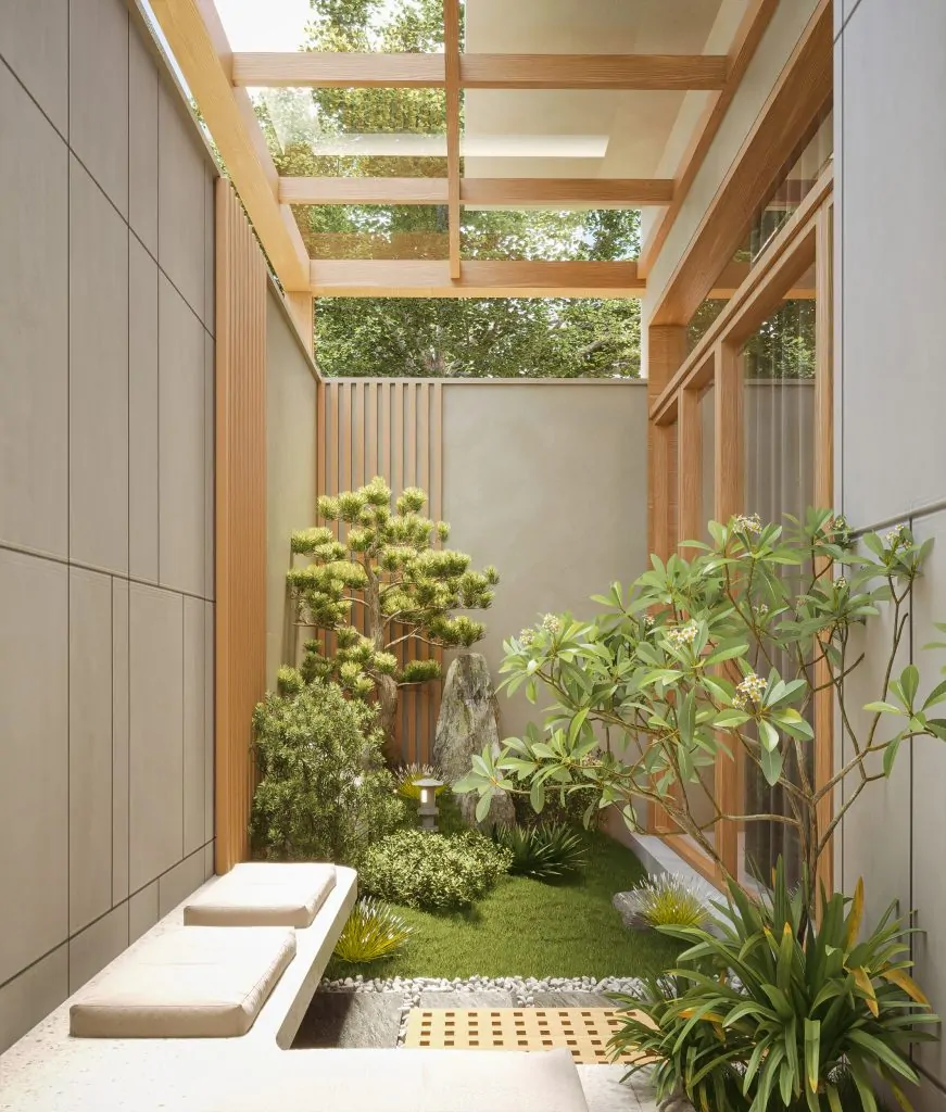 Thiết kế cảnh quan nhà phố 3 tầng 100m2