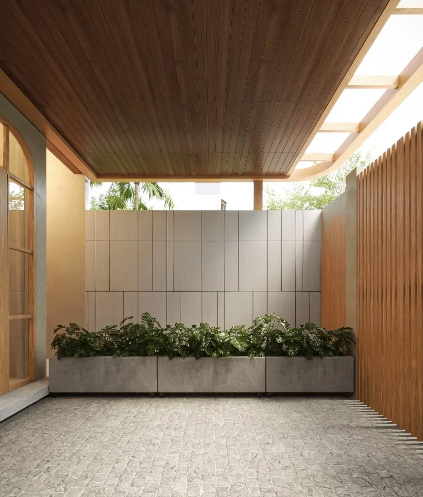 Thiết kế cảnh quan nhà phố 3 tầng 100m2