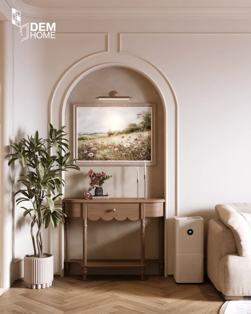 Nội thất bàn console căn hộ Celesta Rise 80m2
