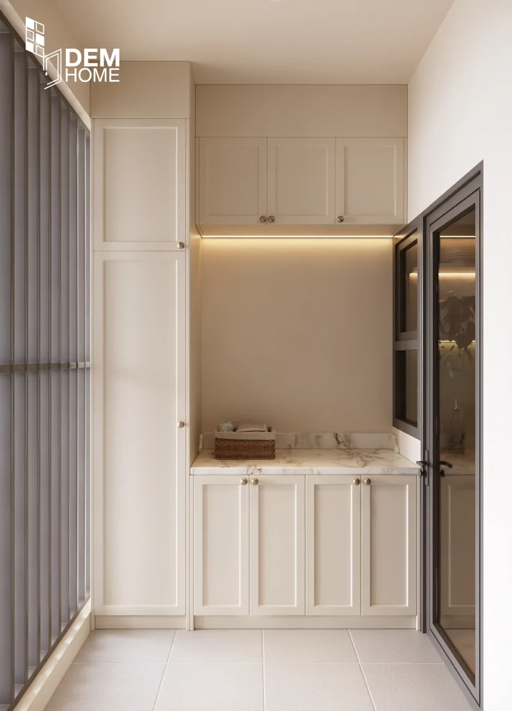 Nội thất lô gia căn hộ Celesta Rise 80m2