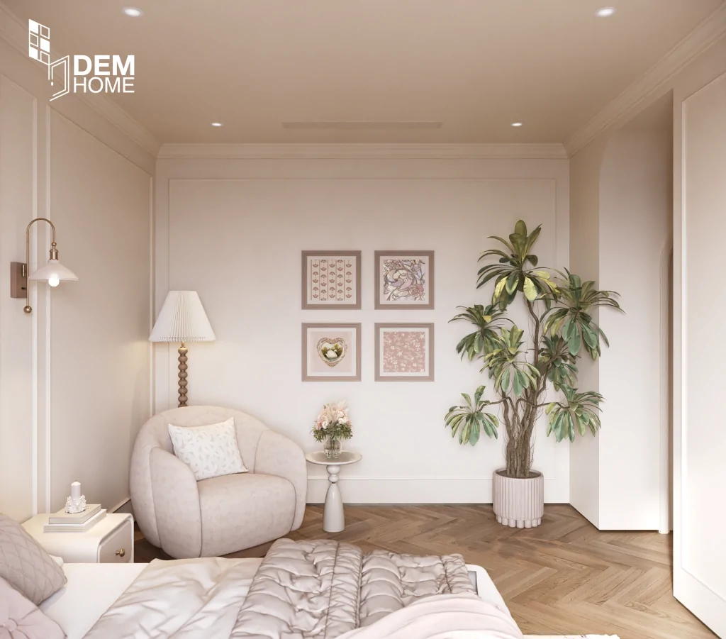 Nội thất phòng ngủ căn hộ Celesta Rise 80m2