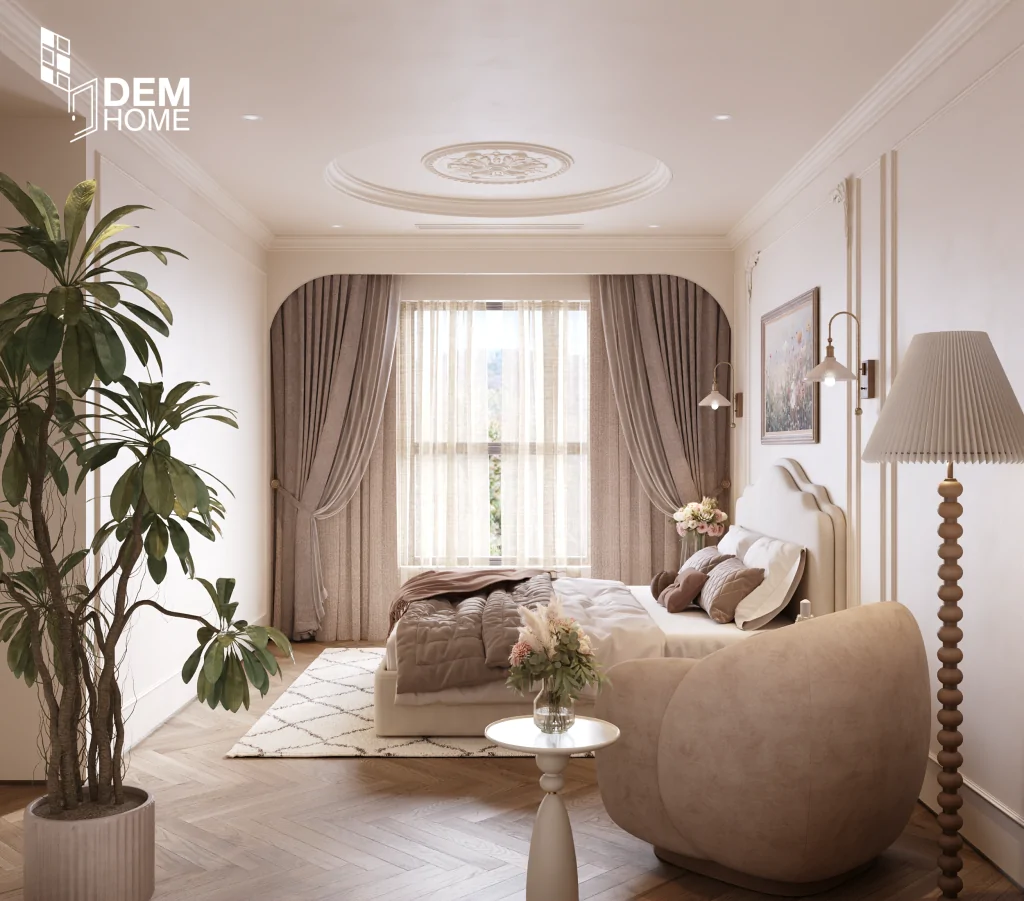 Nội thất phòng ngủ căn hộ Celesta Rise 80m2