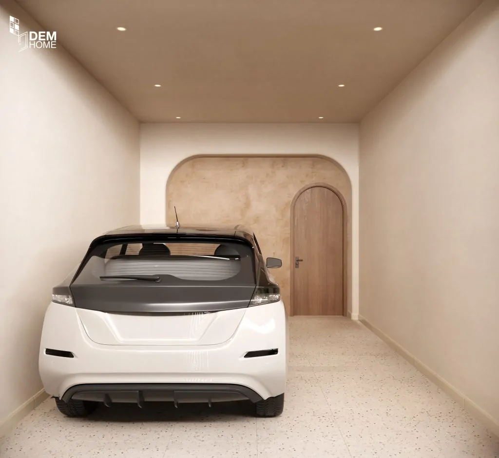 Thiết kế nhà để xe cho nhà phố 576m2