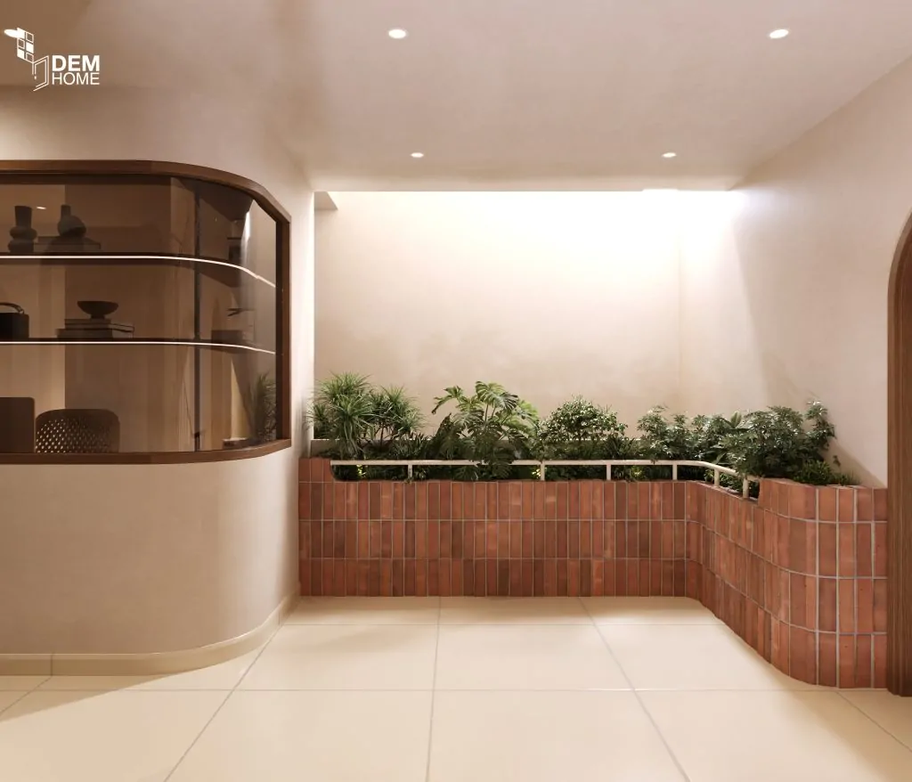 Thiết kế nội thất hành lang nhà phố 576m2