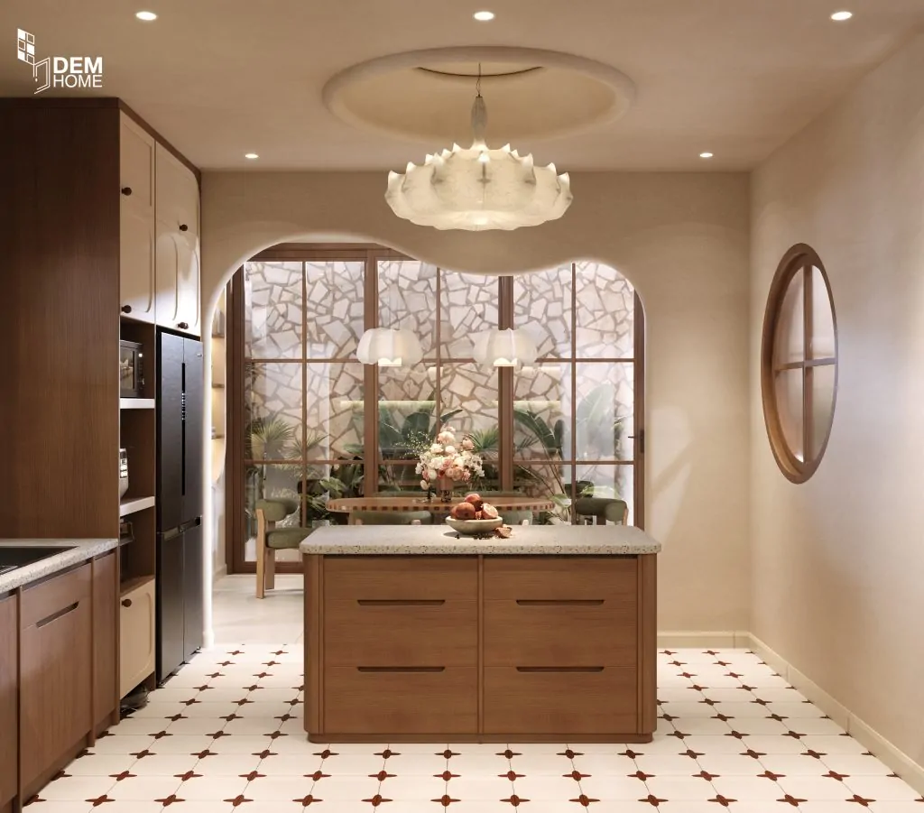 Thiết kế nội thất phòng bếp nhà phố 576m2