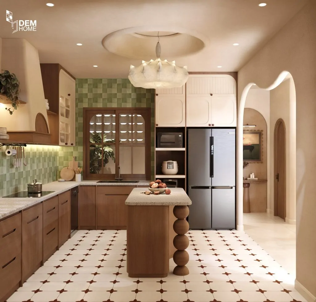 Thiết kế nội thất phòng bếp nhà phố 576m2