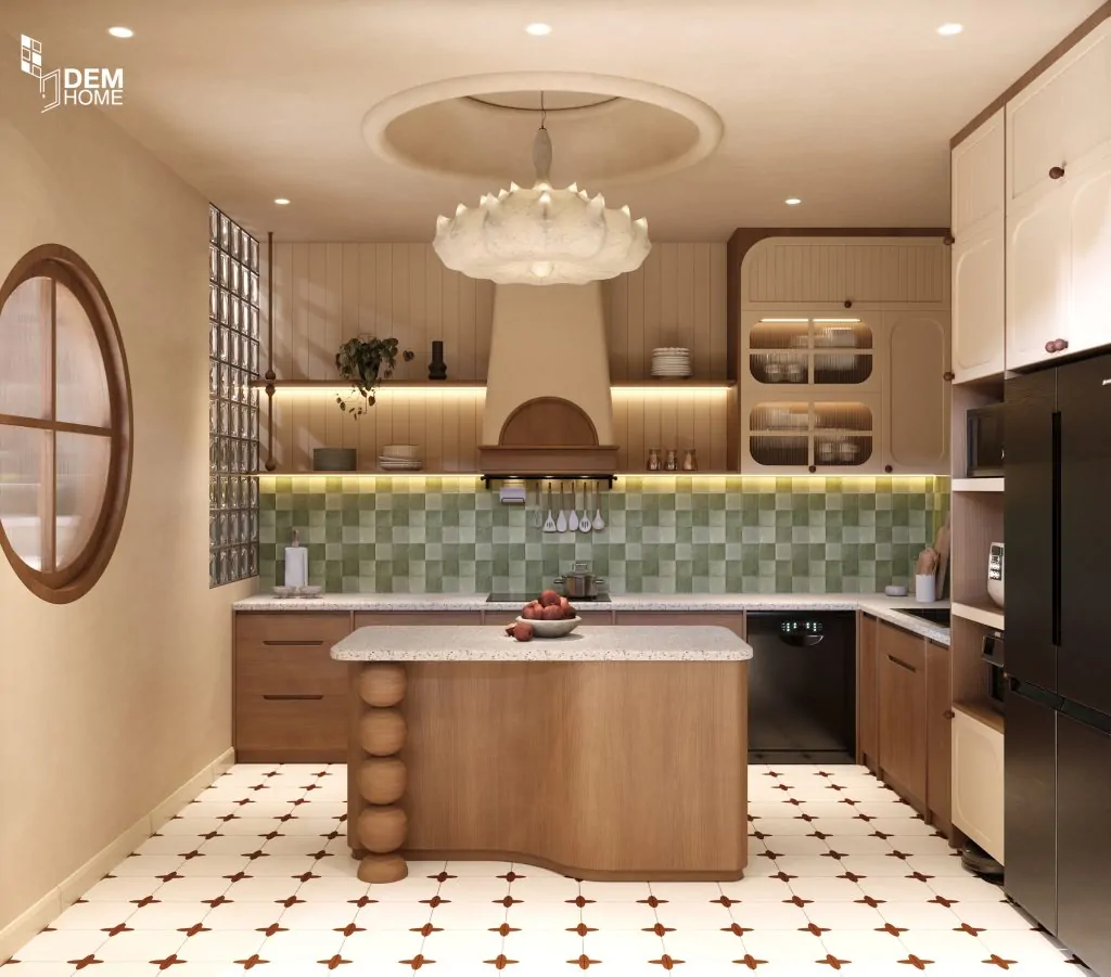 Thiết kế nội thất phòng bếp nhà phố 576m2