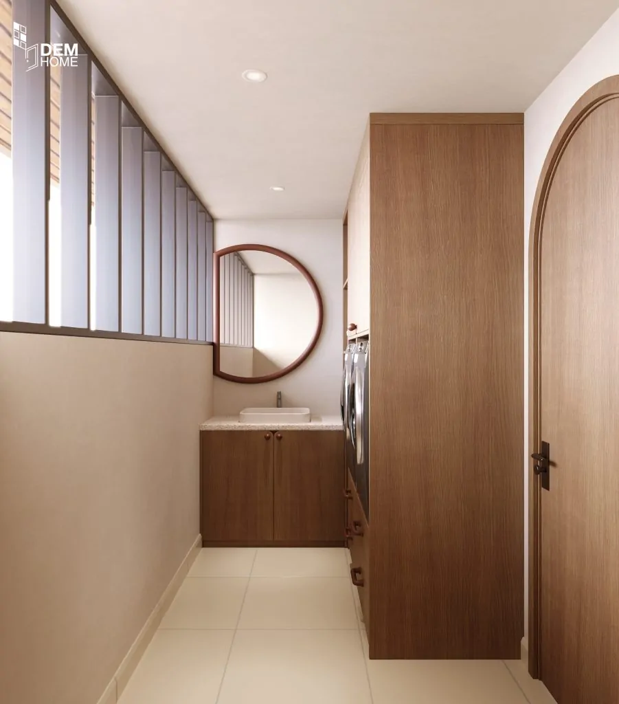 Thiết kế nội thất phòng giặt nhà phố 576m2
