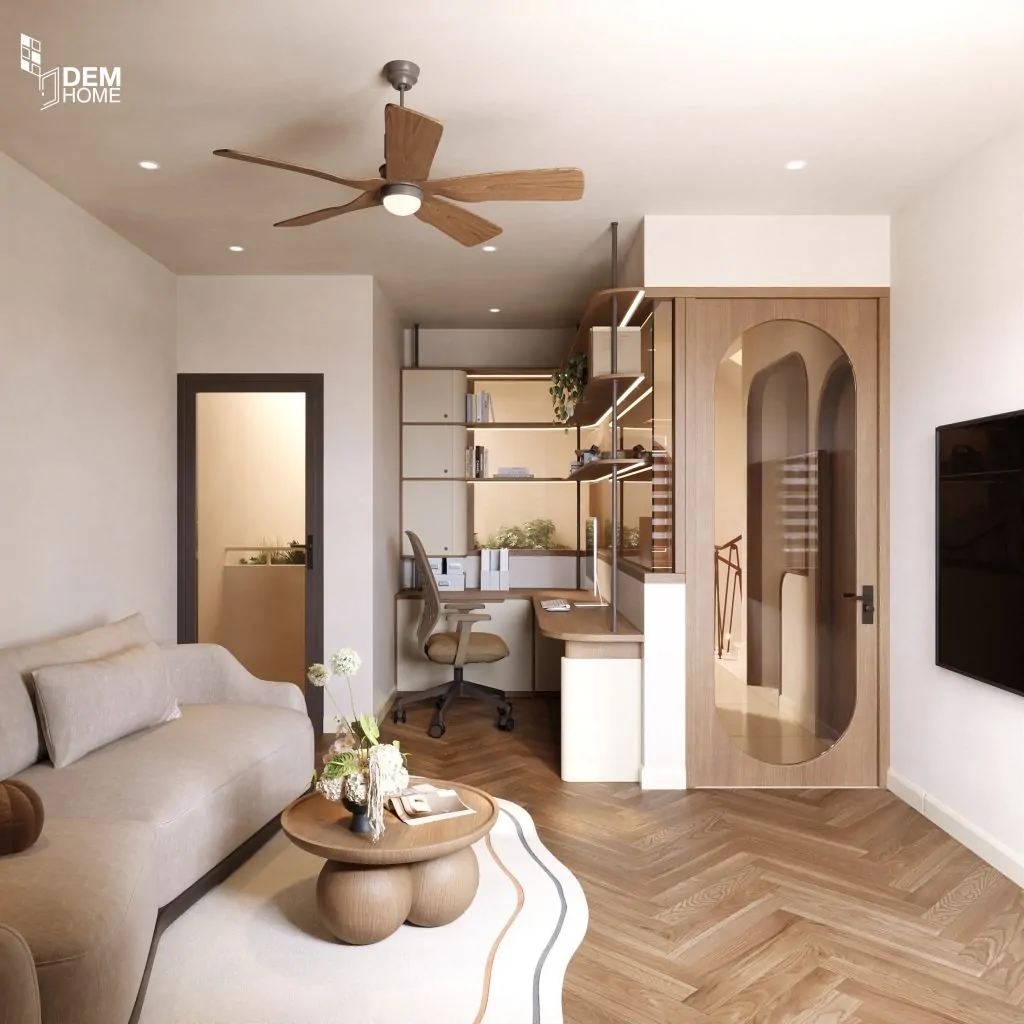 Thiết kế nội thất phòng làm việc nhà phố 576m2