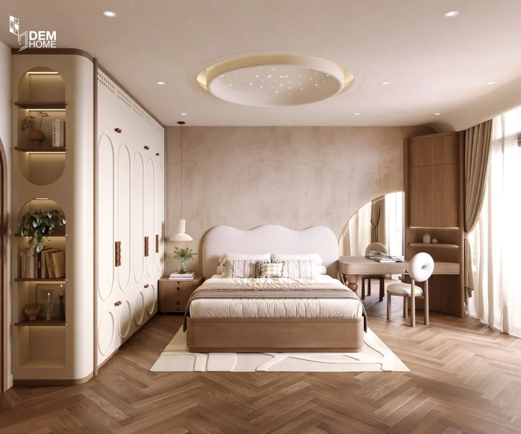 Thiết kế nội thất phòng ngủ master nhà phố 576m2