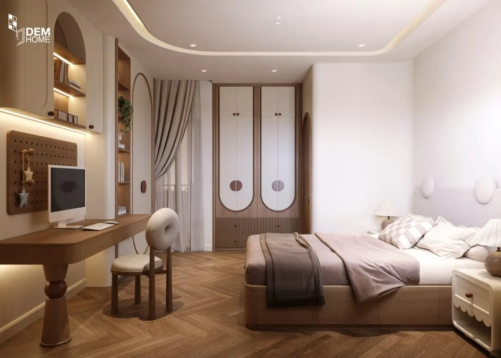 Thiết kế nội thất phòng ngủ nhỏ nhà phố 576m2
