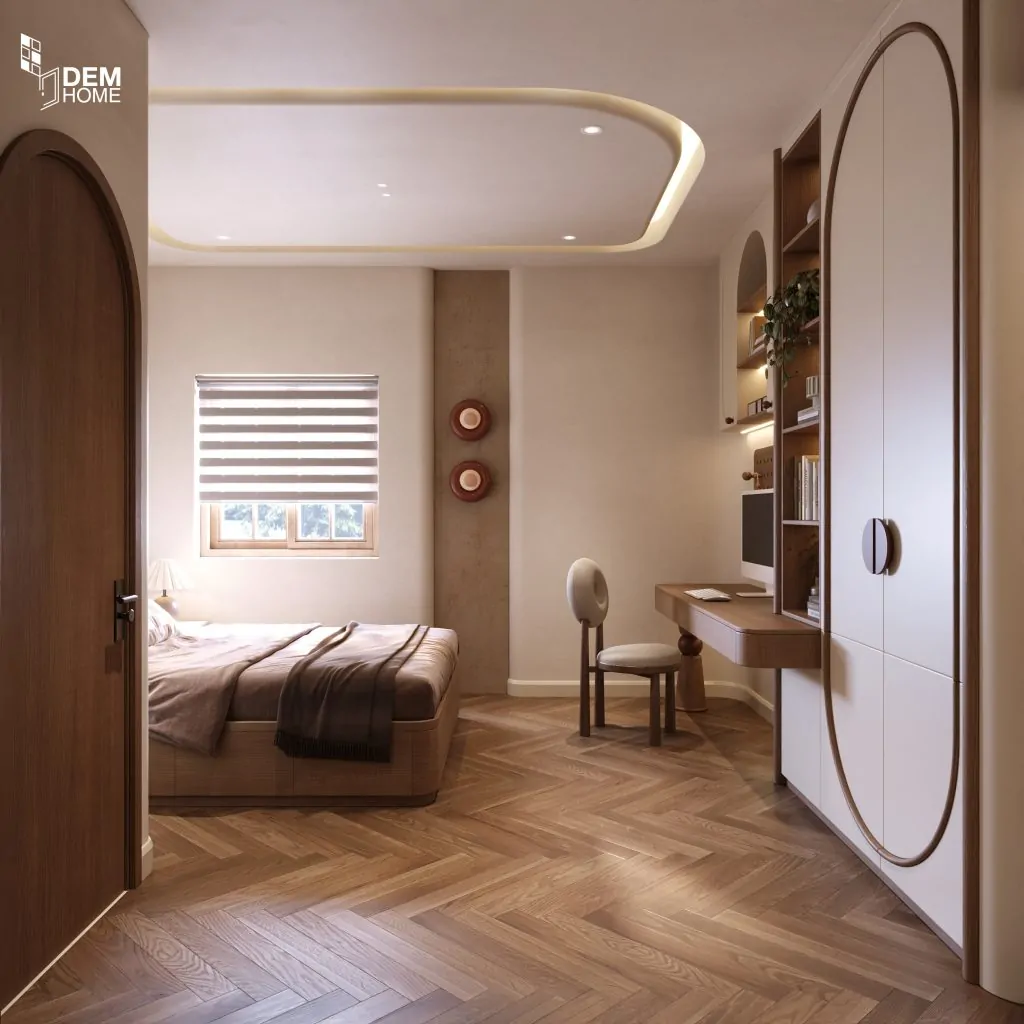 Thiết kế nội thất phòng ngủ nhỏ nhà phố 576m2