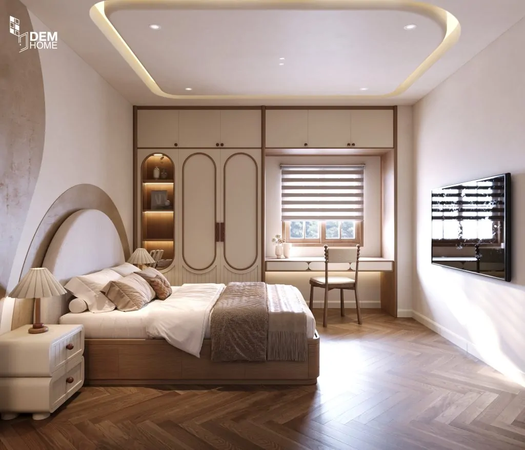 Thiết kế nội thất phòng ngủ nhỏ nhà phố 576m2