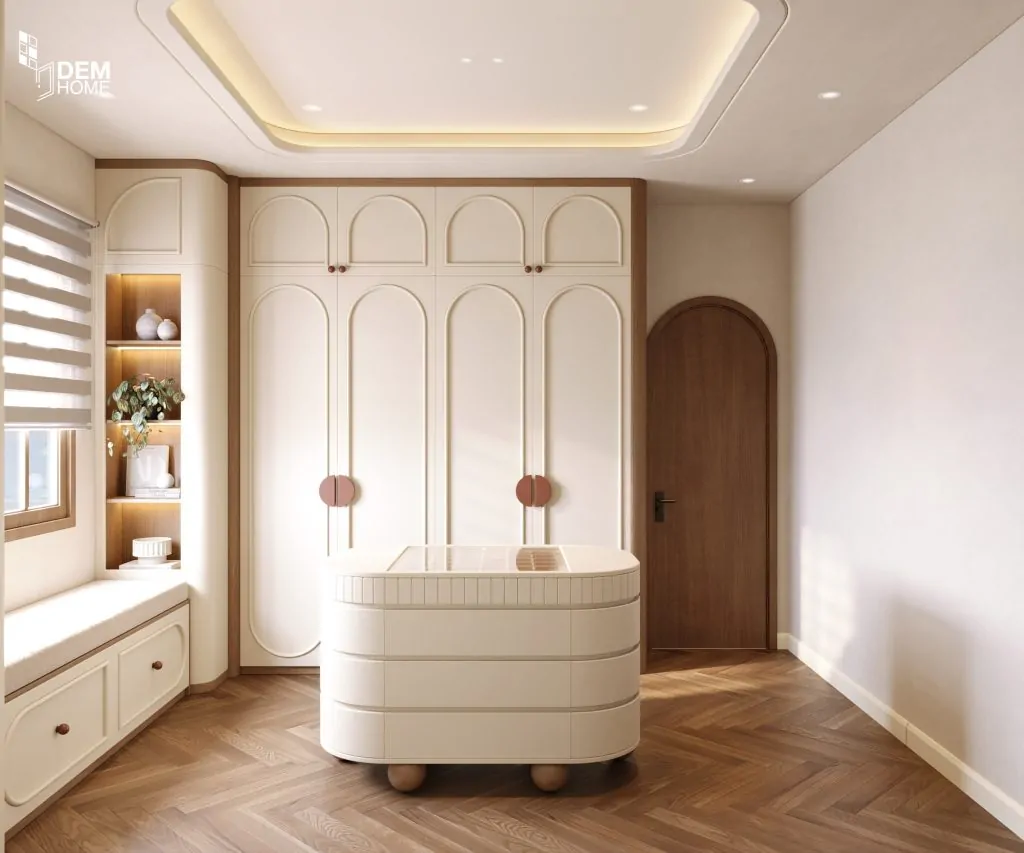 Thiết kế nội thất phòng thay đồ nhà phố 576m2